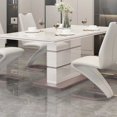 thumbnail image 4 of Foyer Design Dining Tables Console Hallway Bedside White Patio Dining Tables Restaurant Mesa De Cocina Minimalist Furniture My Lux Decor Round, 4 of 6