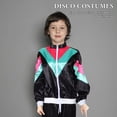 thumbnail image 3 of Disfraz colorido de discoteca para niños y niñas, traje de baile de Hip Hop, chándal Retro para fiestas, competiciones y eventos temáticos, 3 of 6