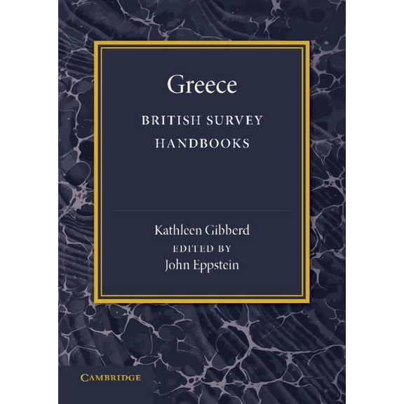 British Survey Handbooks Greece, Book 3, (Paperback)