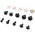 thumbnail image 5 of Safety Eyes with Washers, 150Pcs Small Doll Eyes Craft Toy Eyes Teddy Bear Eyes 6mm/8mm/9mm/10mm/12, 5 of 5