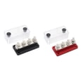 thumbnail image 4 of Ruiboury Power Distribution Block Bus Bar Terminal Blocks with Cover Portable Terminal Car Boat High Current Wiring Stud Black, 4 of 6
