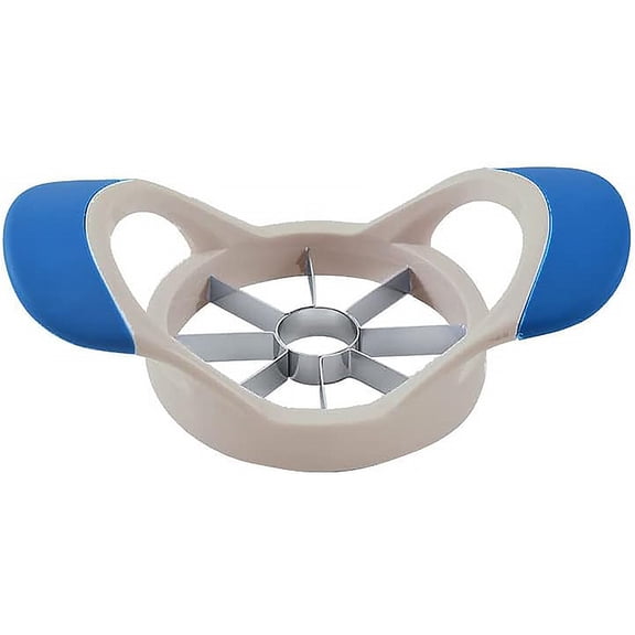 1 Apple Slicer Corer Divider 8 Blade-Easy Grip Apple Cutter With Stainless Steel- Fast Usage Apple Corer And Slicer Tool medium size 7"X4.2"