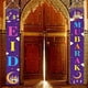 thumbnail image 4 of Letrero colgante para porche de Eid Mubarak, pancarta de Ramadán, decoración para fiesta de Eid Estilo 3, 4 of 8