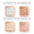 thumbnail image 2 of Face Highlighter Palette, High Glossy Face Illuminator Palette, Narutal Glow Finish, Pearl Shimmer Smooth Baked Powder, Lasting Sparkling Highlighter Makeup Palette Powder for Face Body Cheek Skin, 2 of 9