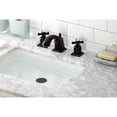 thumbnail image 4 of Kingston Brass FSC4685ZX Millennium Widespread Bathroom Faucet with Pop-Up Drain, Oil Rubbed Bronze, 4 of 8