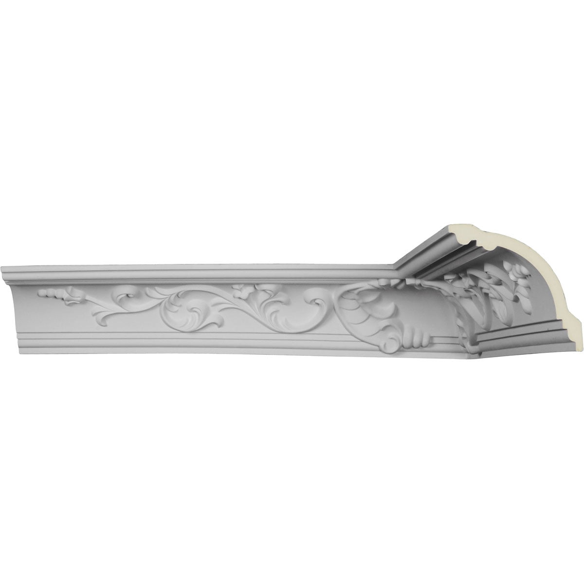 5 3/8"H x 27 5/8"P Diane Crown Moulding Inside Corner