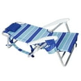 thumbnail image 5 of Mainstays Reclining and Lay Flat Backpack Beach Chair, 5 of 21
