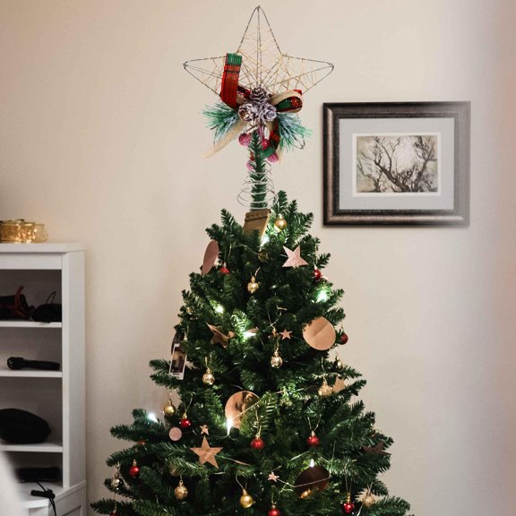 HOOWIFFY Simple Ornaments Christmas Ornament Wood 1Pc