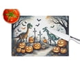 thumbnail image 2 of Dinosaurs Spooky Halloween Glass Cutting Board Large 12 in x 15 in, 2 of 5