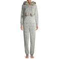 thumbnail image 6 of Secret Treasures Women's and Women's Plus Faux Fur Trimmed Union Suit, 6 of 6