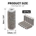 thumbnail image 5 of 10pcs Finger Protectors Splints, Compression Finger Sleeves Thumb Br for Trigger Finger, Elastic Covers for Basketball, Breathable Finger Supporter 2.4" x 1" gray Large, 5 of 5