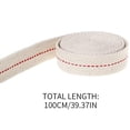 thumbnail image 2 of Oil Lamp Wicks, Lamp Replacement Parts, Lamp Parts for Repair, 0.8X41 in, Braided Cotton Fabric, Hurricane Lantern Use, Natural Tan, 1 Pc, 2 of 6