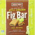thumbnail image 2 of Nature's Bakery Stone Ground Whole Wheat Apple Cinnamon Fig Bars, 12 oz, (Pack of 6), 2 of 8