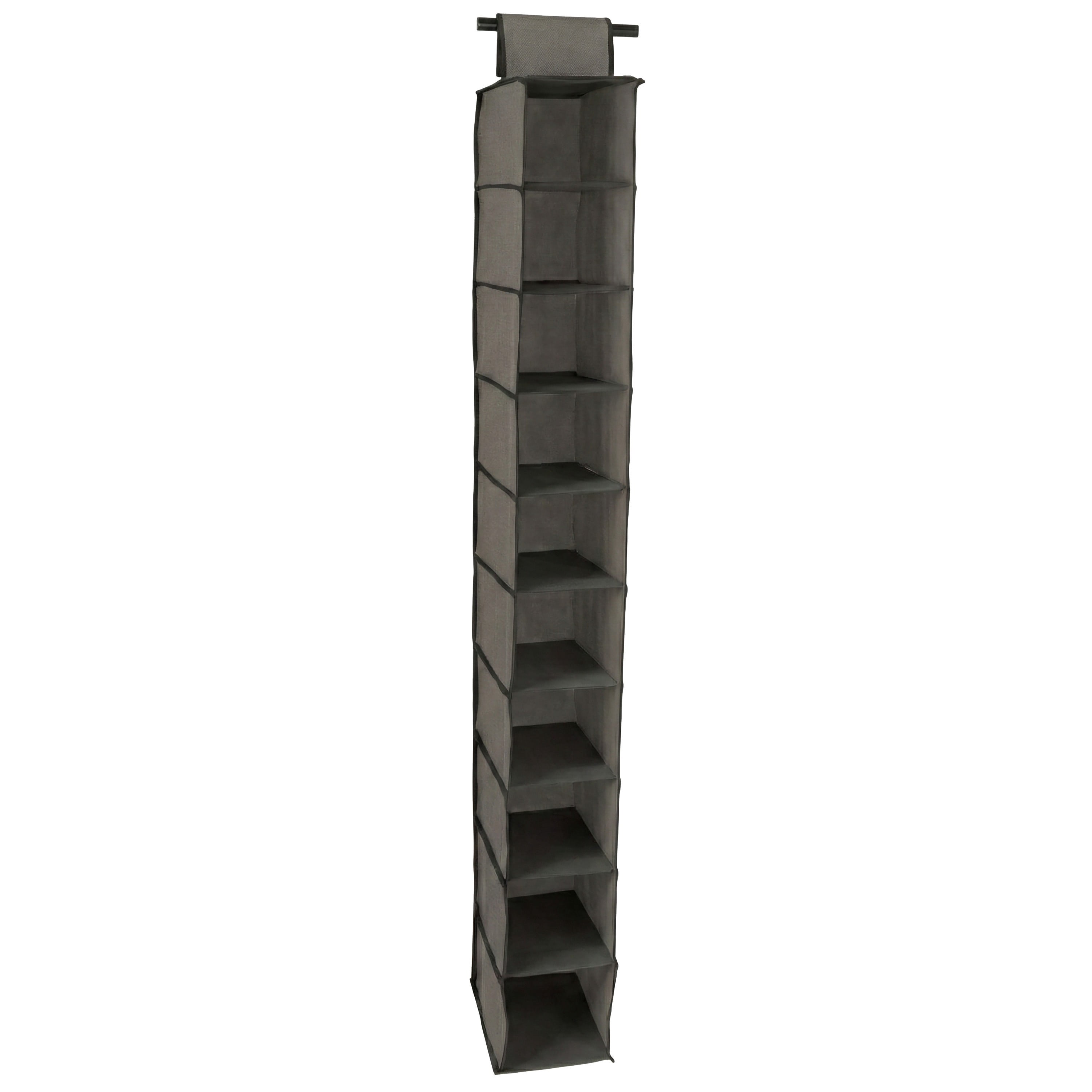 Simplify 10 Shelf Closet Organizer in Grey