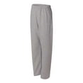 thumbnail image 2 of Jerzees Mens NuBlend Pocketed Open-Bottom Sweatpants, S, Oxford, 2 of 2