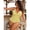 Yellow, variant on Plus Size Women One-Piece Tummy Control Modest High-Stretch Solid Color Swimsuit for Beach Pool Spa Summer Vacation