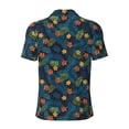 thumbnail image 4 of Rocae Hawaiian Style for Men's Short Sleeve Polo Shirt, Quick Drying Performance Moisture Wicking Sports Men's Golf Shirt Medium, 4 of 9