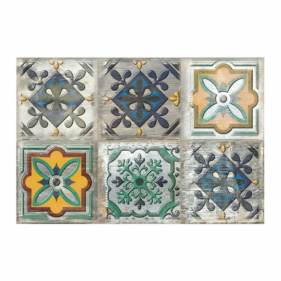 LAMIRO 6 Sheet Peel and Stick Backsplash for Kitchen Moroccan Backsplash Tile Self Adhesive Removable Peel and Stick Backsplash for Bathroom Shower Furniture Camper 4"x4"