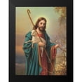 thumbnail image 2 of Anonymous 14x18 Black Modern Framed Museum Art Print Titled - DER GUTE HIRTE, 2 of 5