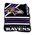 thumbnail image 1 of NFL Baltimore Ravens Raschel Throw Blanket, 1 of 3