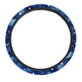 thumbnail image 2 of Kuiaobaty Star Blue Pattern Car Steering Wheel Cover with Anti-Slip Lining Easy to Install Car Wheel Cover Protector Steering Wheels Accessories Universal Fit SUV Van Truck, 2 of 6