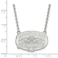 thumbnail image 3 of 10k White Gold LogoArt Jacksonville State University Large Pendant 18 inch Necklace Q1W010JAC-18, 3 of 5