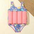 thumbnail image 3 of Girls One-Piece Floatation Swimsuit Float Suit with Adjustable Buoyancy Bathing Suit Swimwear Swim Vest, 3 of 7