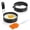 2Pcs Egg Ring Stainless Steel, variant on 5 Pcs Pancake Molds for Griddle - Egg Shaper for Frying Pan, Stainless Steel Pancake Mold for Omelettes & Fried Eggs, Easy to Use & Clean, Various Shapes & Wide Application