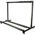 thumbnail image 1 of QXDRAGON Universal Guitar Stand Folding Multi-Guitar Display Rack for 9 Guitars/Basses/Acoustics, 1 of 18