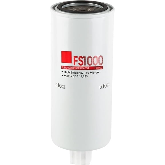 FS1000 Fuel Filter Water Separator Compatible With Freightliner Kenworth Peterbilt, Replace for 3329289, 2568753, 4377880, 1 Pack