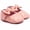 Pink, variant on Herrnalise Toddler Kid Baby Girls Princess Cute Toddler Solid Color Soft Leather Bow Shoes