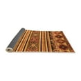 thumbnail image 2 of Ahgly Company Indoor Square Oriental Orange Modern Area Rugs, 6' Square, 2 of 4