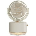 thumbnail image 1 of Binwennn Head Plug In Mini Convenient Desktop Fan Dormitory Humidification Spray Fan Practical Small Fan Functional Humidifier Fan Window Ventilator Fan Clip Fans Wall Mounted Fan Oscillating with, 1 of 8