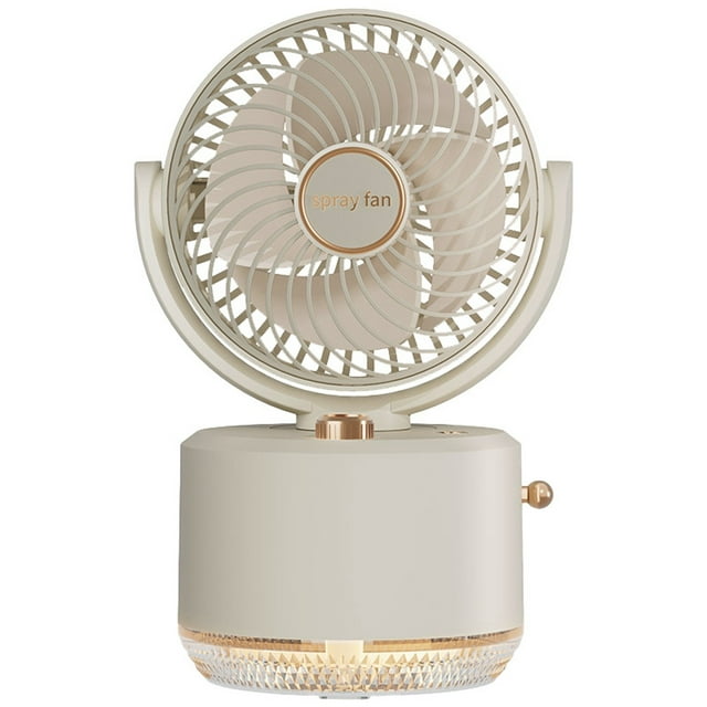 Binwennn Head Plug In Mini Convenient Desktop Fan Dormitory Humidification Spray Fan Practical Small Fan Functional Humidifier Fan Window Ventilator Fan Clip Fans Wall Mounted Fan Oscillating with