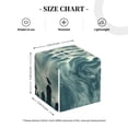 thumbnail image 3 of Kdxio Scary Moon And Clouds Print Tissue Box Cover,Square Decorative PU Leather Facial Paper Case Organizer Holder Dispenser for Bathroom,Night Stands,Desk,Car 5.2''X5.2''X5.2'', 3 of 6