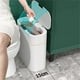 thumbnail image 1 of Bote de basura con sensor para baño, inodoro, cocina, sala de estar, hogar, con tapa, bote de basura inteligente, 1 of 9