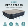 Intex Dura Beam Deluxe Blow Up Air Mattress Bed with Built In Pump