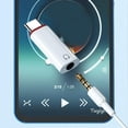thumbnail image 2 of Quality Type C to 3.5mm Converters Auxiliary Dongle for Clear Sound Low Latency Gaming Wide Compatibility, 2 of 9