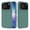 Midnight Green, variant on Liquid Silicone Soft Microfiber Case for iPhone 17 Pro with Tempered Glass Screen Protector - Midnight Green
