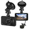 thumbnail image 2 of 【FHD 1080P Dash Cam】3.0 Inch IPS Screen, Dual Lens Car Camera with Night Vision, Loop Recording, Parking Monitor | Easy Install & Wide-Angle View for Vehicle Safety, 2 of 7