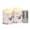 Cartoon Cat Face, variant on Iauyy Flameless Candles Battery Operated LED Pillar Candles with Remote and Timer, Rainbow Macaron Color Set of 2 (S)