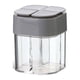 thumbnail image 4 of Coctelera de sal y pimienta Injueey 4 en 1 dispensador de especias tarro de plástico portátil organizador de condimentos Gris 5Conjunto, 4 of 6
