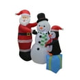 thumbnail image 3 of A Holiday Company 6 Ft Tall Inflatable Santa, Penguin, Snowman Lawn Decoration, 3 of 5