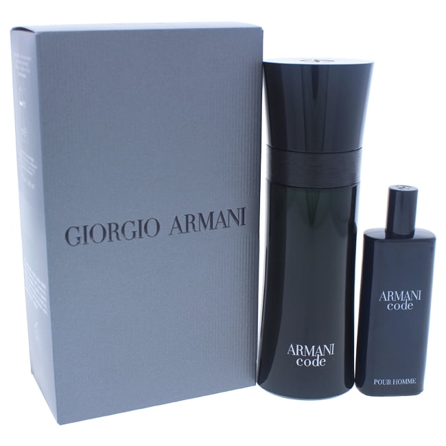 Armani Code Travel Exclusive by Giorgio Armani for Men 2 Pc Gift Set 2.5oz EDT Spray 0.5oz EDT Spray Walmart