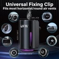 thumbnail image 3 of LWW Smart Car Air Freshener Vent Clip, Rechargeable Aroma Diffuser, 3 Spray Modes, 8 Fragrance Refills, Black, 3 of 12