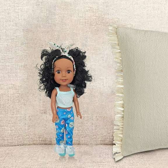 Danhjin Baby Doll, Enamel Doll 12.6in Mini Doll for Children, Toys for Toddlers Pretend Play and Early Education, Christmas Gifts for Kids