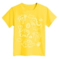 thumbnail image 4 of Gubotare Toddler Boy Clothes Boys Short Sleeve T-Shirts Kids Casual Summer Crewneck Shirts Fashion Tops Tees Size 7-8 (Yellow,7-8 Years), 4 of 4