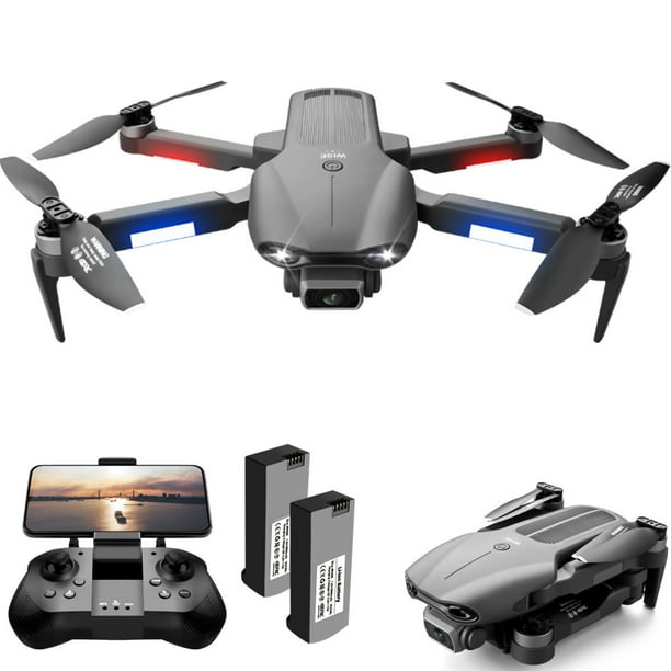 4DRC Drone with Camera for Adults 2K HD Auto Return, 5GHz FPV 2 Batteries Case Walmart.com