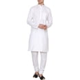 thumbnail image 1 of Royal Kurta Mens Khadi Linen Kurta Pyjama Set (38, White), 1 of 1