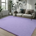 thumbnail image 7 of Arogan Soft Low Pile Rug Modern Area Rugs for Bedroom Living Room,Suitable for Boys Girls Teenagers and Adults with Super Soft Touch , Purple ,5'x 7', 7 of 7